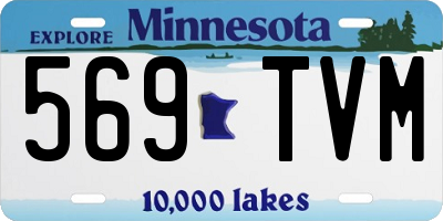 MN license plate 569TVM
