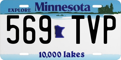 MN license plate 569TVP