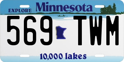 MN license plate 569TWM