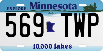 MN license plate 569TWP