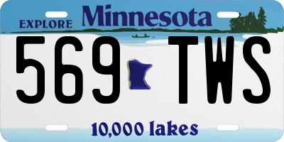 MN license plate 569TWS