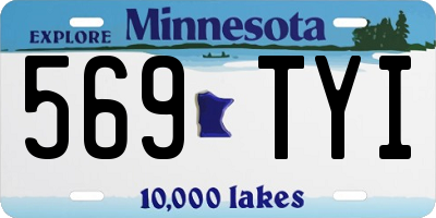 MN license plate 569TYI