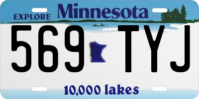 MN license plate 569TYJ