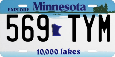 MN license plate 569TYM