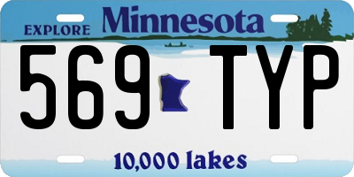 MN license plate 569TYP
