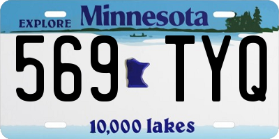 MN license plate 569TYQ