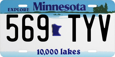 MN license plate 569TYV