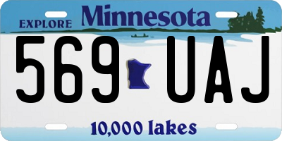 MN license plate 569UAJ