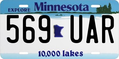 MN license plate 569UAR