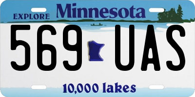 MN license plate 569UAS