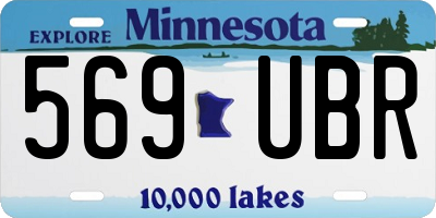 MN license plate 569UBR