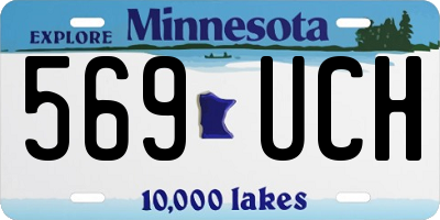 MN license plate 569UCH