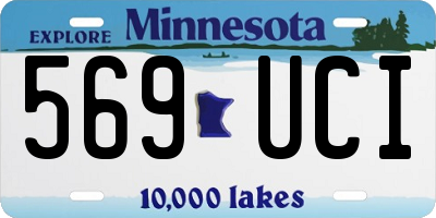 MN license plate 569UCI