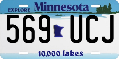 MN license plate 569UCJ