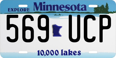 MN license plate 569UCP