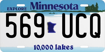 MN license plate 569UCQ