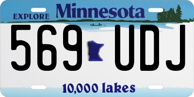 MN license plate 569UDJ
