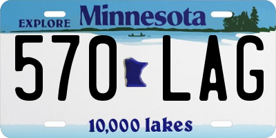 MN license plate 570LAG