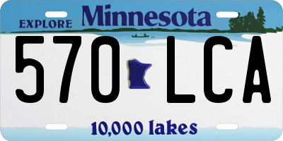 MN license plate 570LCA