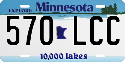 MN license plate 570LCC