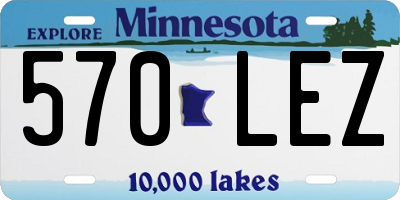 MN license plate 570LEZ