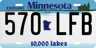 MN license plate 570LFB