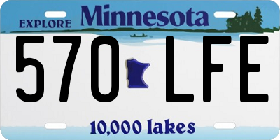 MN license plate 570LFE