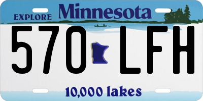 MN license plate 570LFH