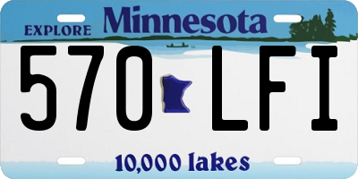 MN license plate 570LFI