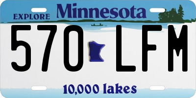 MN license plate 570LFM