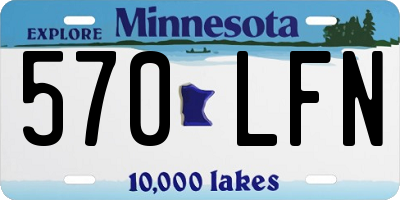MN license plate 570LFN