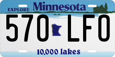 MN license plate 570LFO