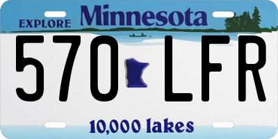 MN license plate 570LFR