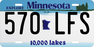 MN license plate 570LFS