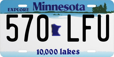 MN license plate 570LFU