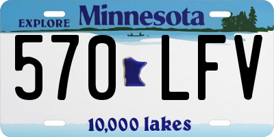 MN license plate 570LFV