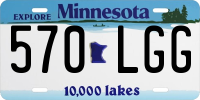 MN license plate 570LGG
