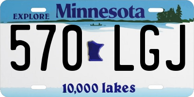 MN license plate 570LGJ