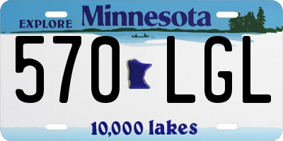 MN license plate 570LGL