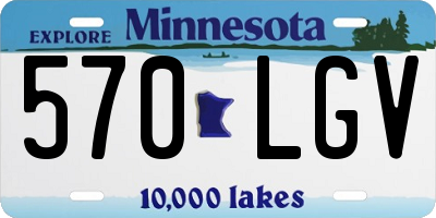 MN license plate 570LGV