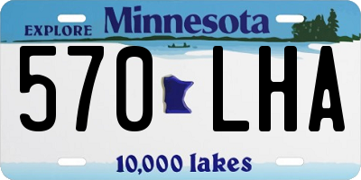 MN license plate 570LHA