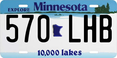MN license plate 570LHB