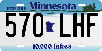 MN license plate 570LHF