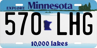MN license plate 570LHG