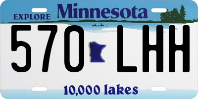 MN license plate 570LHH