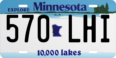 MN license plate 570LHI