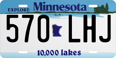 MN license plate 570LHJ