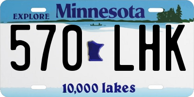 MN license plate 570LHK