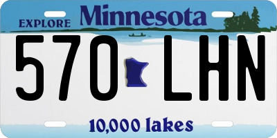 MN license plate 570LHN