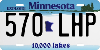 MN license plate 570LHP